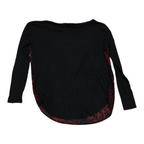 Blusa Michael Kors Animal Print Rojo/negro Extra Chica Mujer
