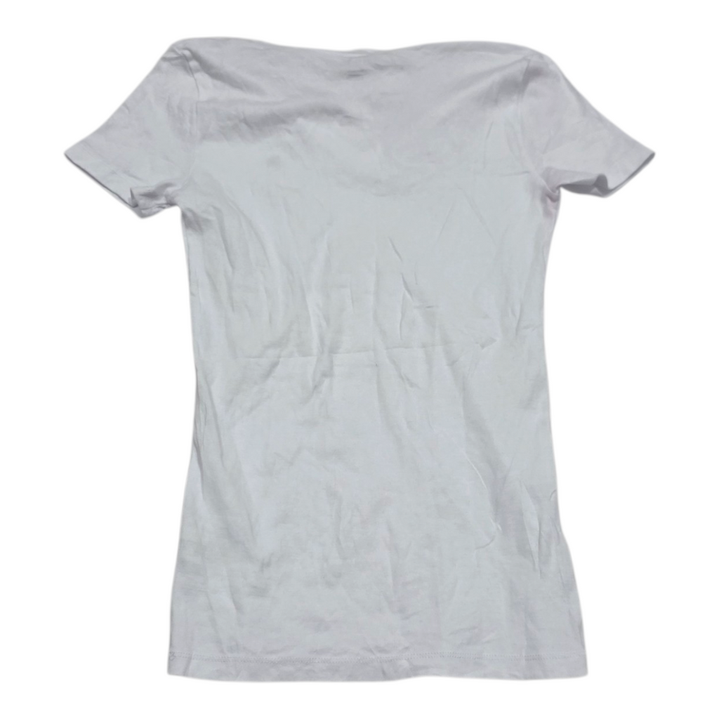 Playera Basica Tommy Hilfiger Mujer Extrachica Color Blanco