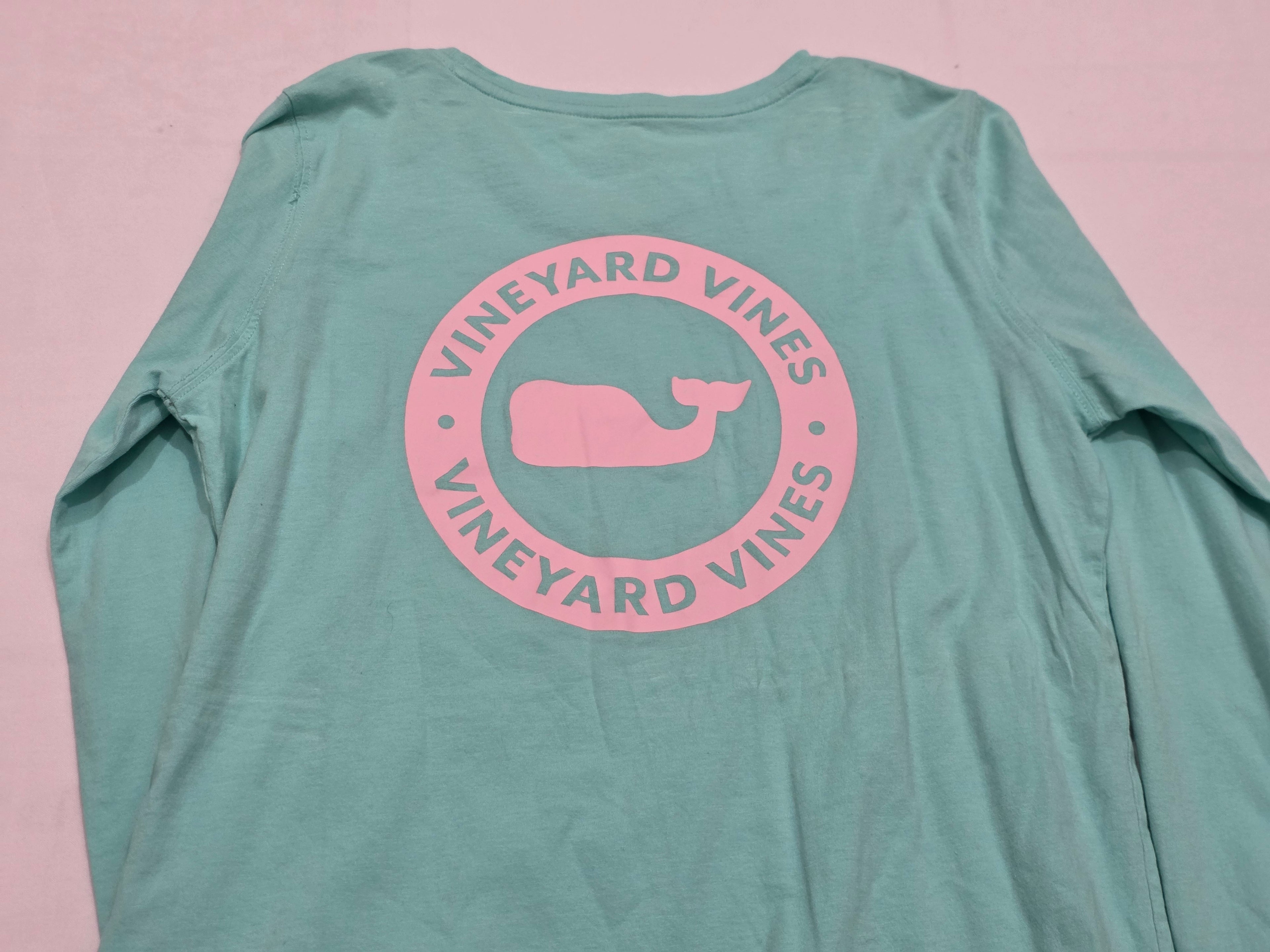 Playera Vineyard Vinesmujer Chica Color Menta Manga Larga