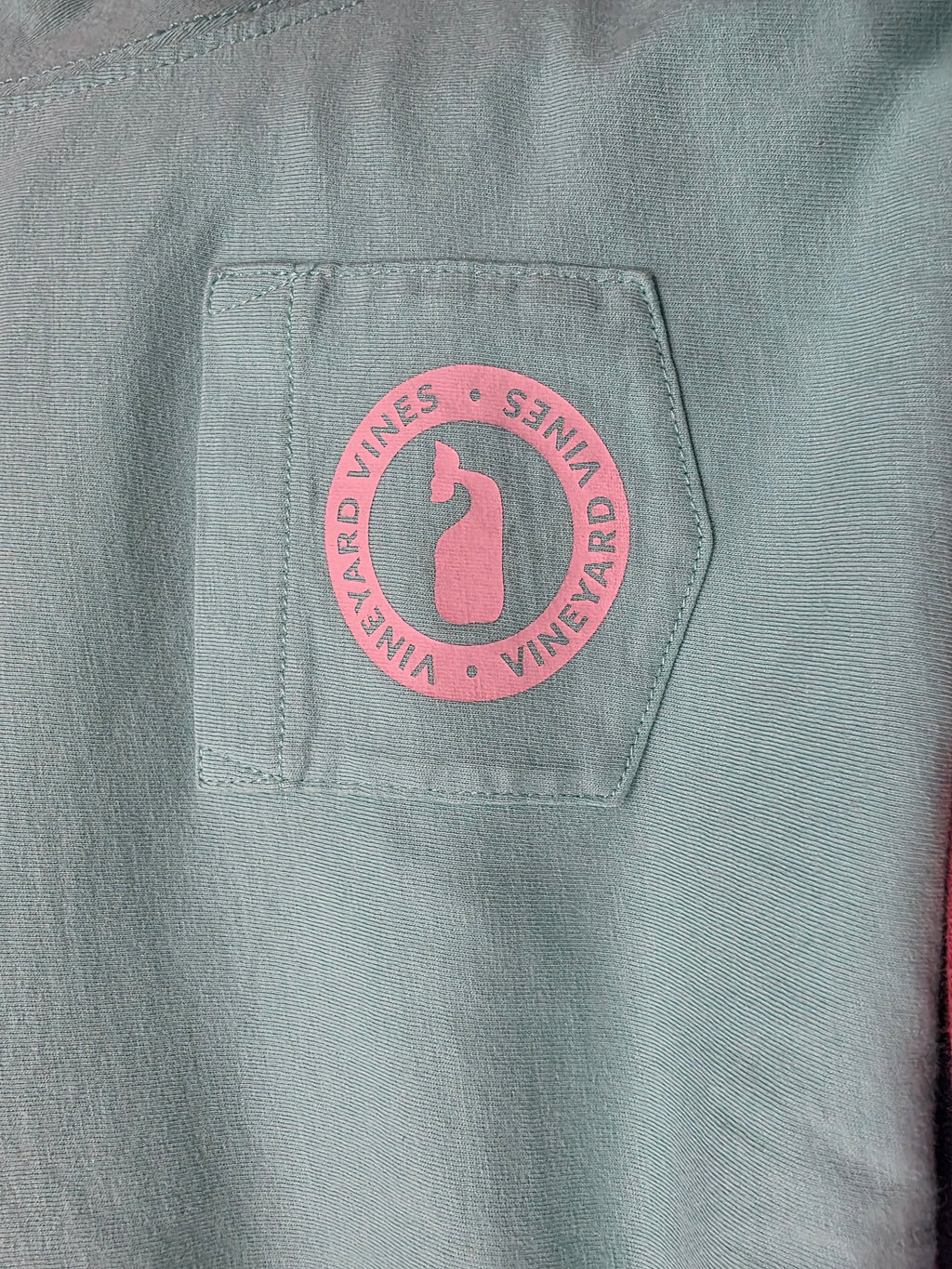 Playera Vineyard Vinesmujer Chica Color Menta Manga Larga