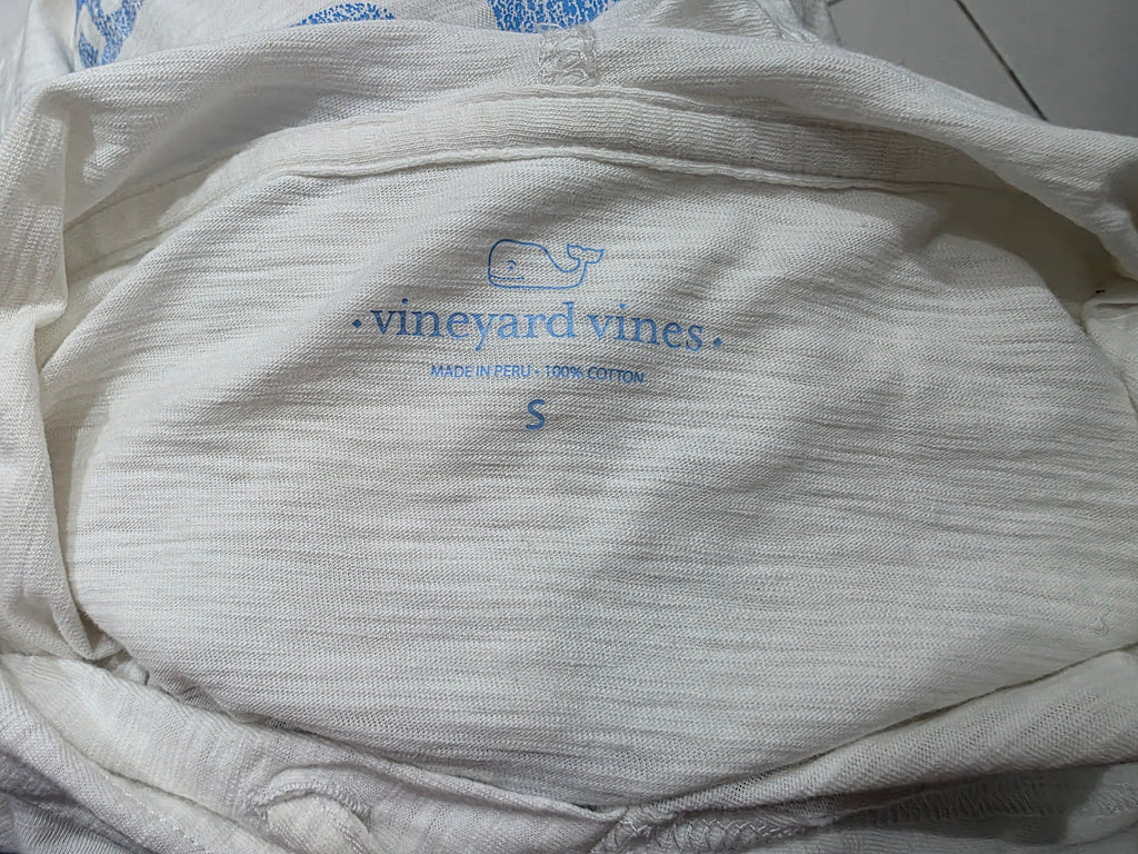 Playera Con Gorro Vineyard Vines Mujer Color Blanco Azul