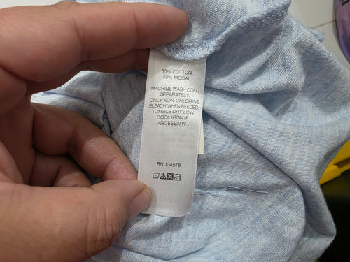 Blusa Vineyard Vines Medio Boton Azul Claro Mujer Tchica