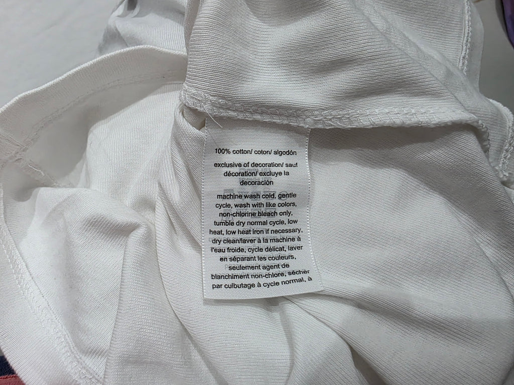 Playera Tommy Hilfiger Mujer Talla Chica Blanca Cordones
