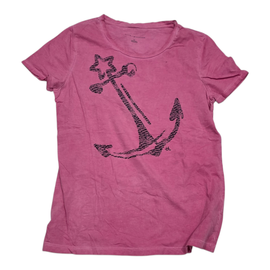 Playera Tommy Hilfiger D Mujer Chica Color Rosa Manga Corta