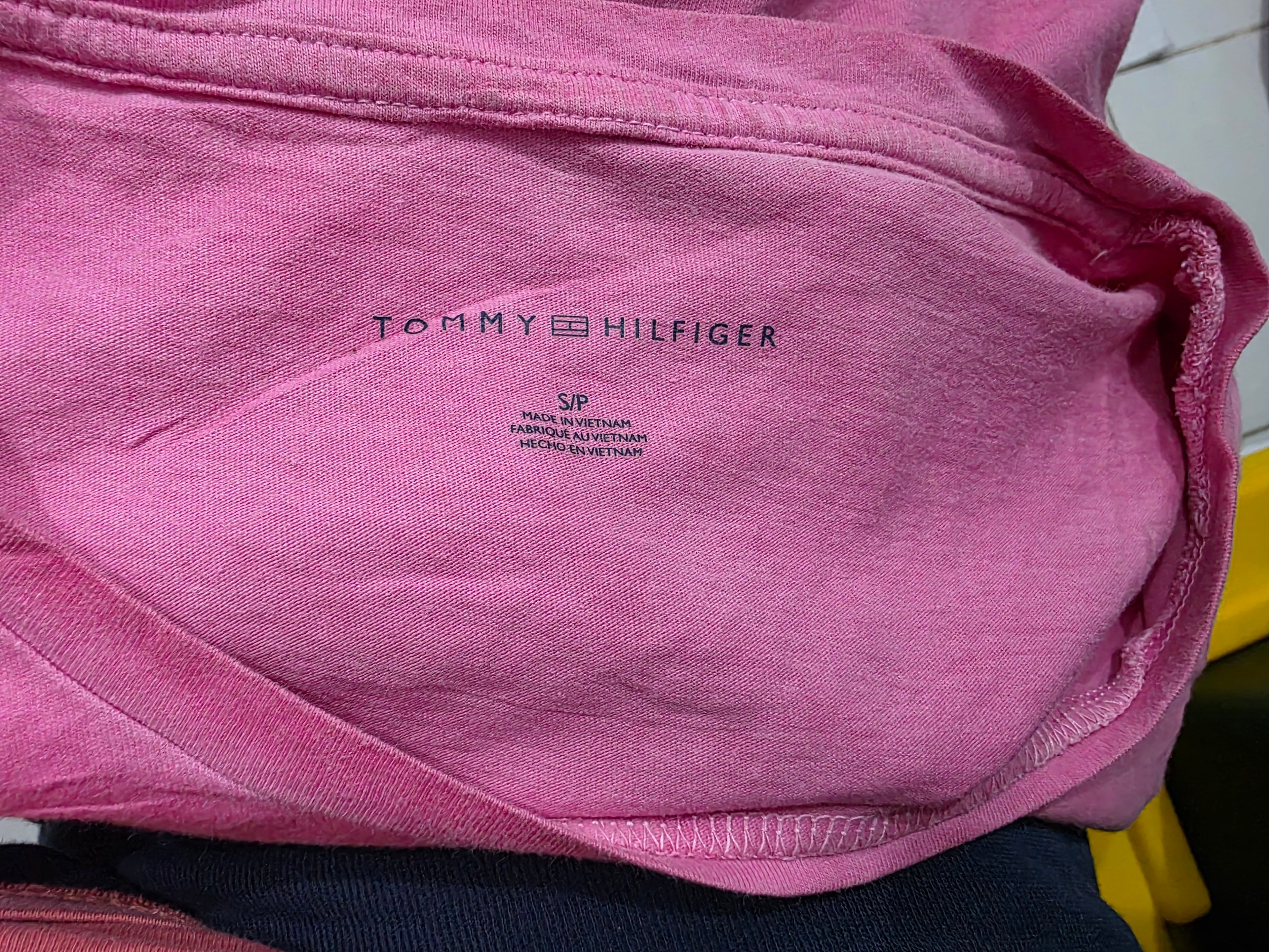 Playera Tommy Hilfiger D Mujer Chica Color Rosa Manga Corta