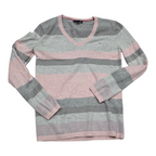 Sueter Tommy Hilfigermujer Tachica Color Gris Clarorosa V
