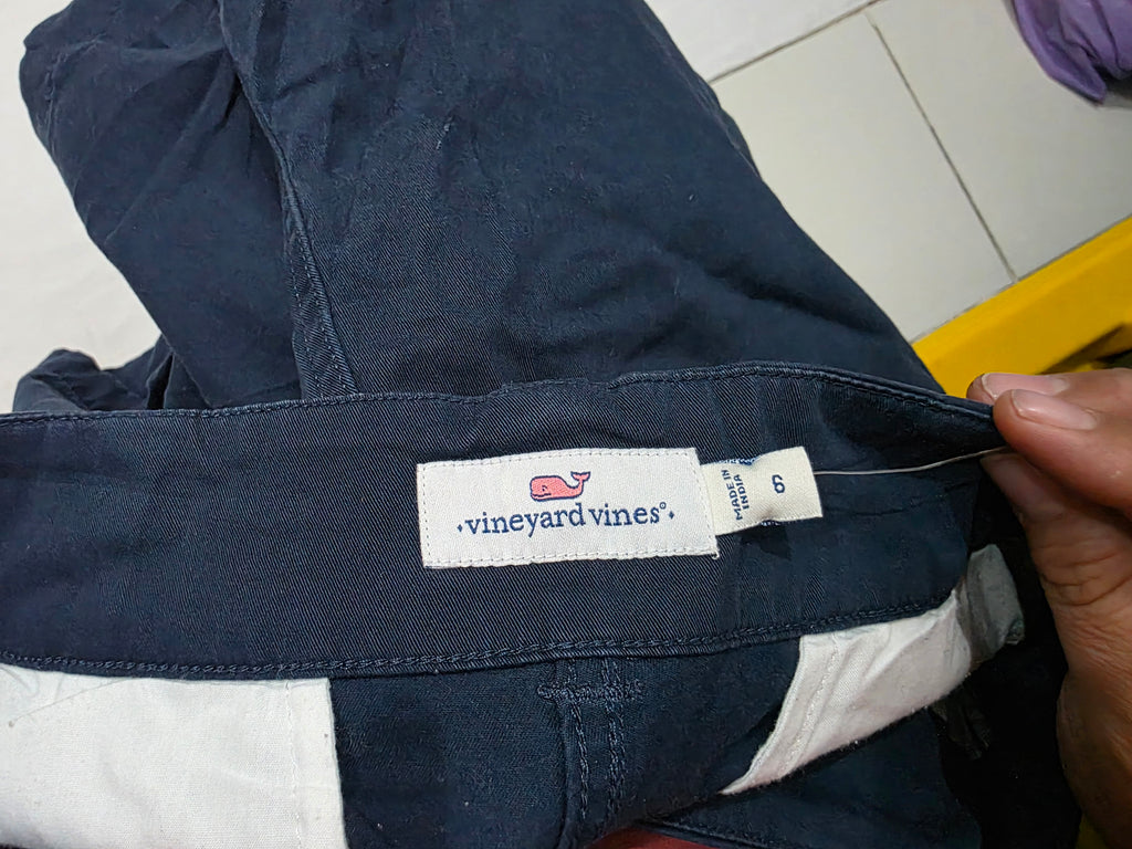 Short Vineyard Vines Azul Marino De Mujer Talla 6