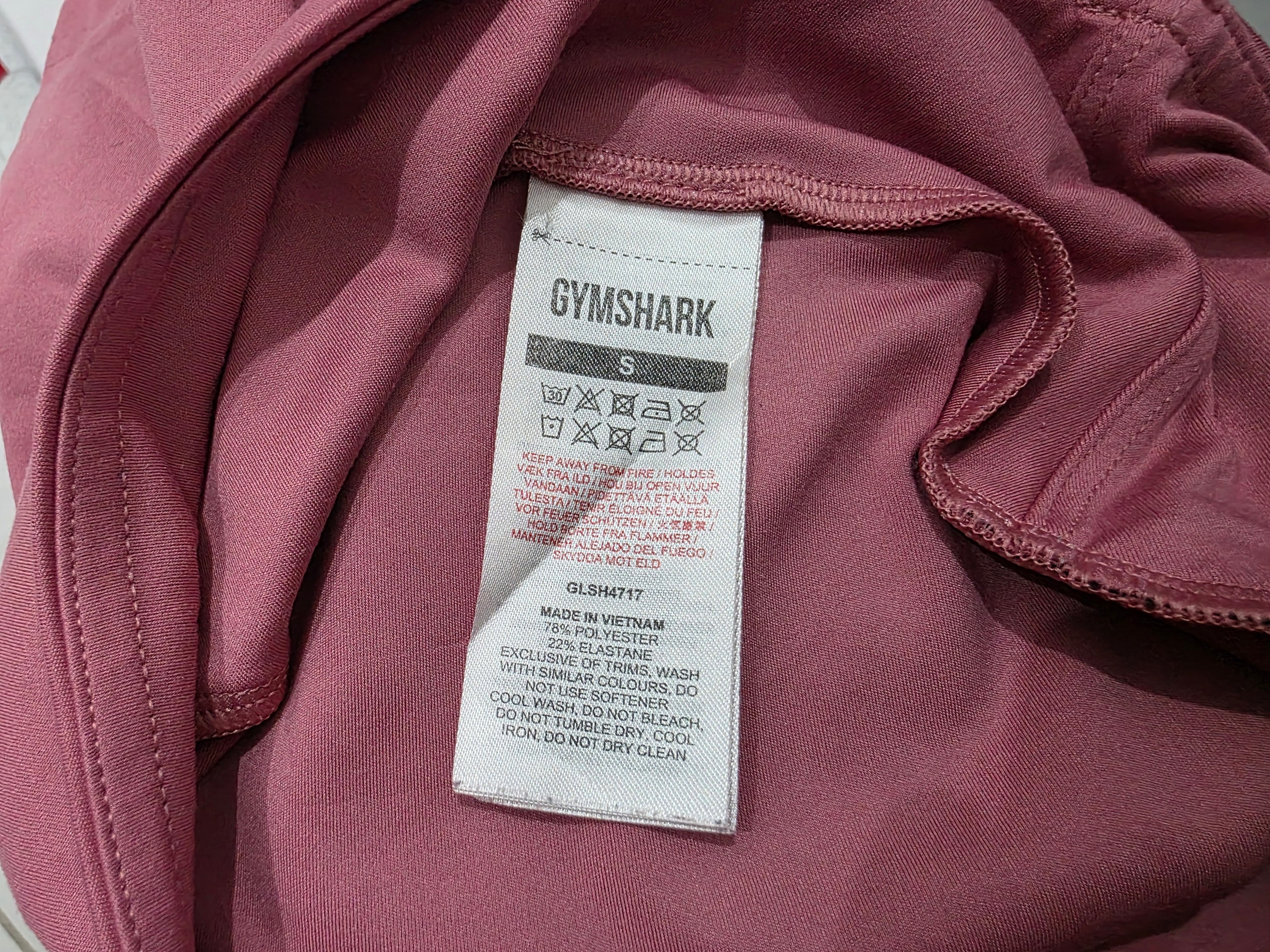 Short Gymshark De Mujer Talla Chica Color Rosa