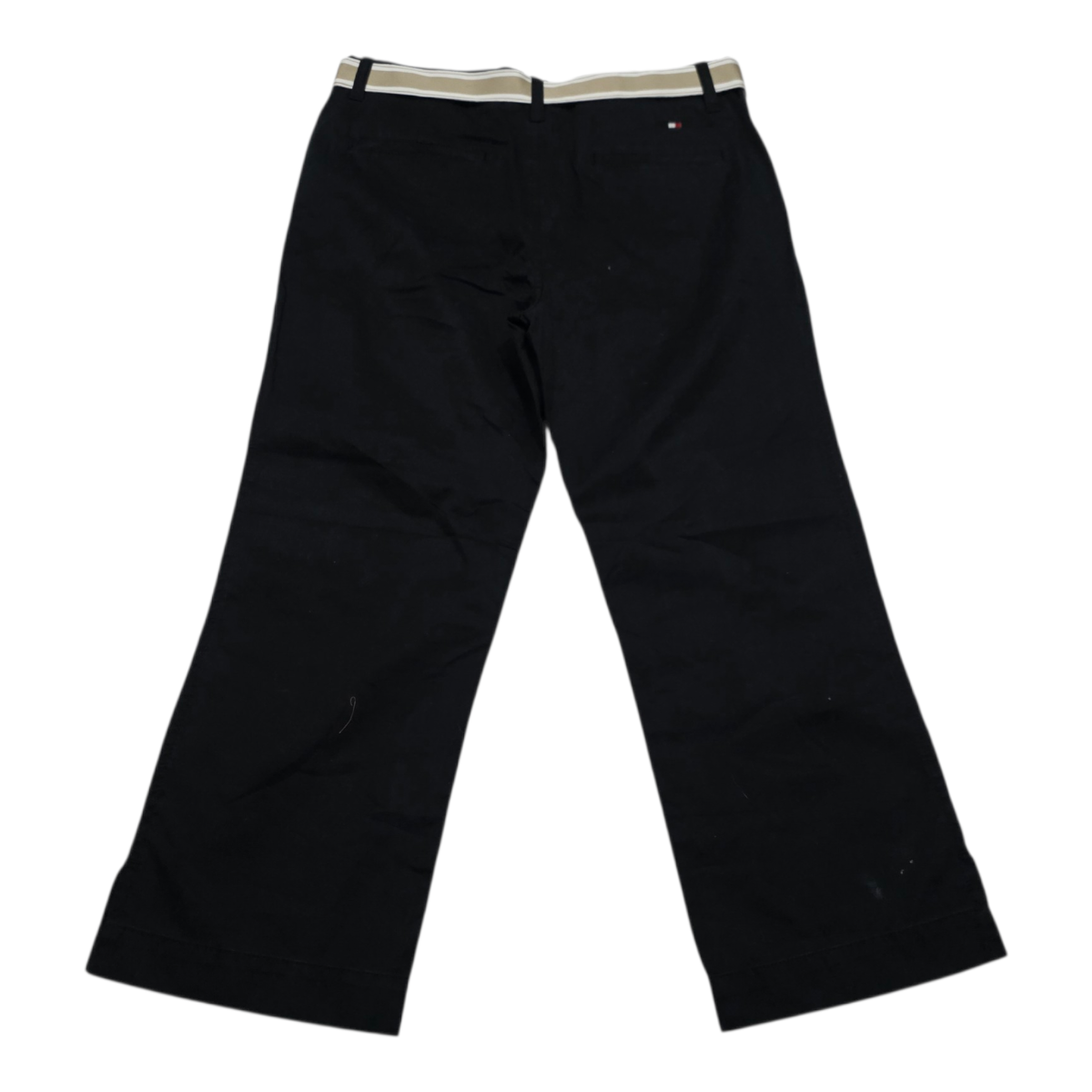 Pantalon Tommy Hilfiger Talla 10 Danafit Color Negro Mujer