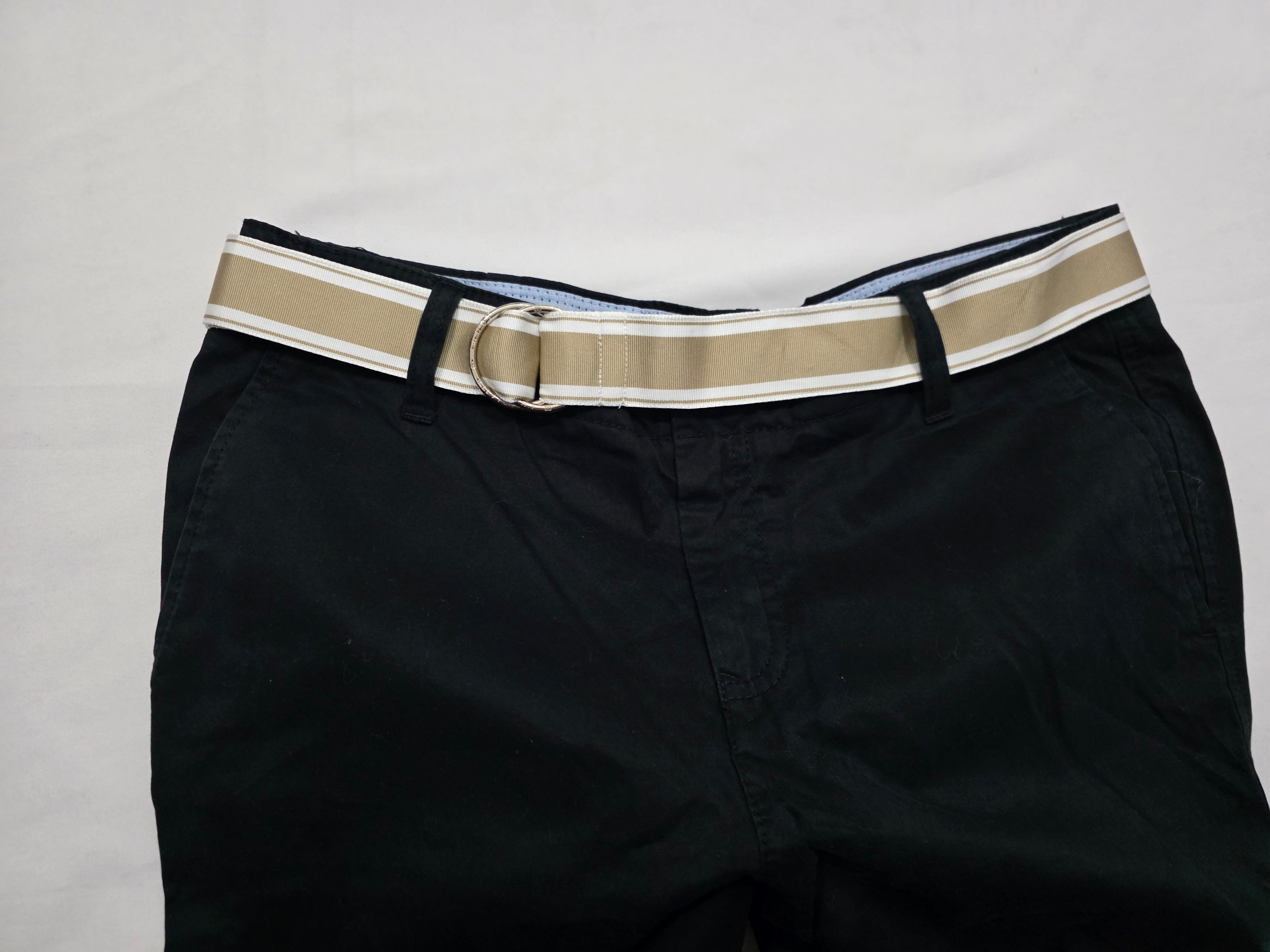 Pantalon Tommy Hilfiger Talla 10 Danafit Color Negro Mujer