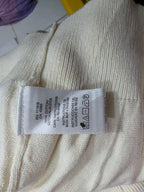 Blusa Michael Kors Mujer Talla Mediana Beige Lentejuelas