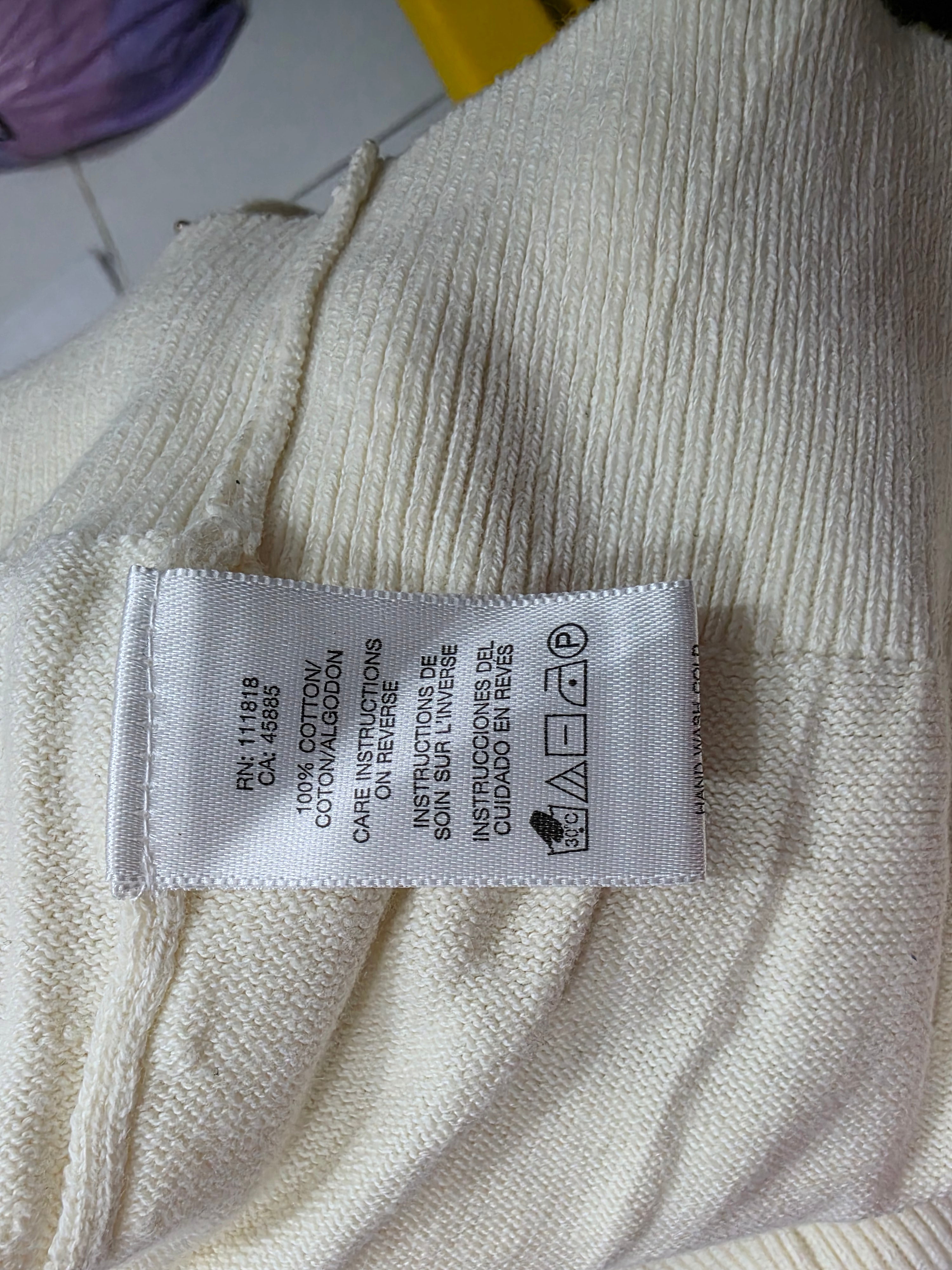 Blusa Michael Kors Mujer Talla Mediana Beige Lentejuelas