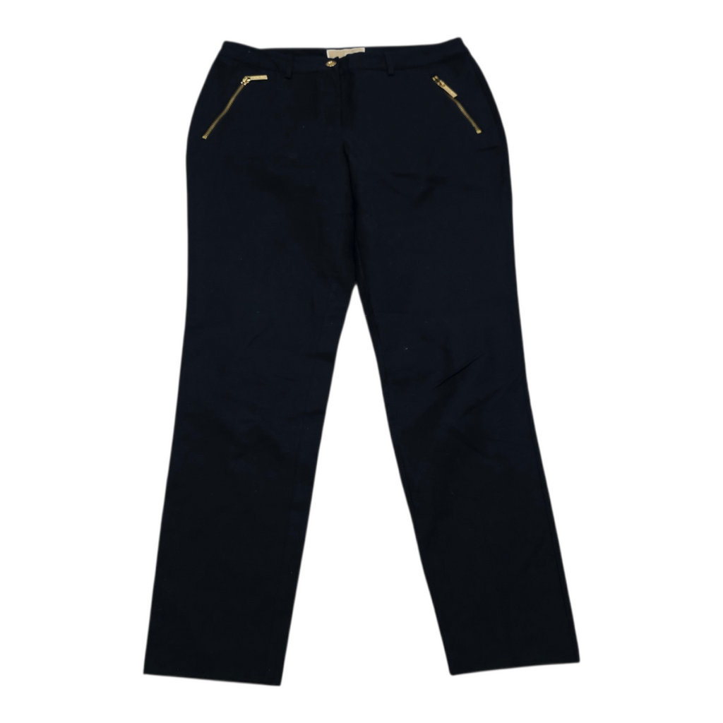 Pantalon Michael Kors De Vestir Talla 8 Azul Marino De Mujer