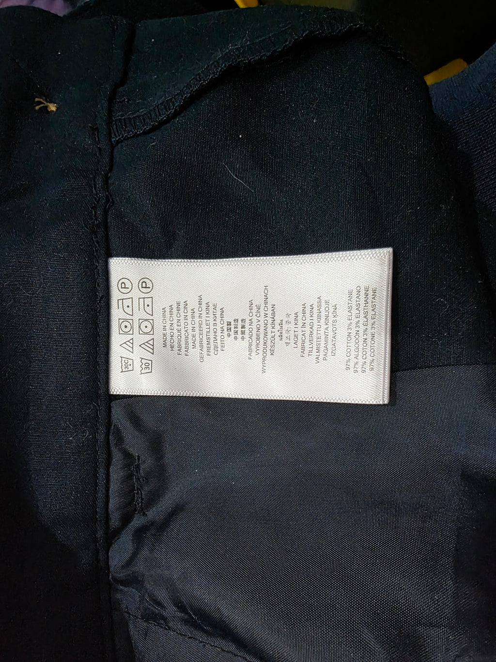 Pantalon Michael Kors De Vestir Talla 8 Azul Marino De Mujer