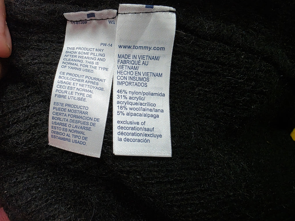Cardigan Tommy Hilfiger De Mujer Talla Mediana Gris Oscuro