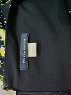 Vestido Tommy Hilfiger Mujer Ta 8 Manga Corta Azul Flores Am