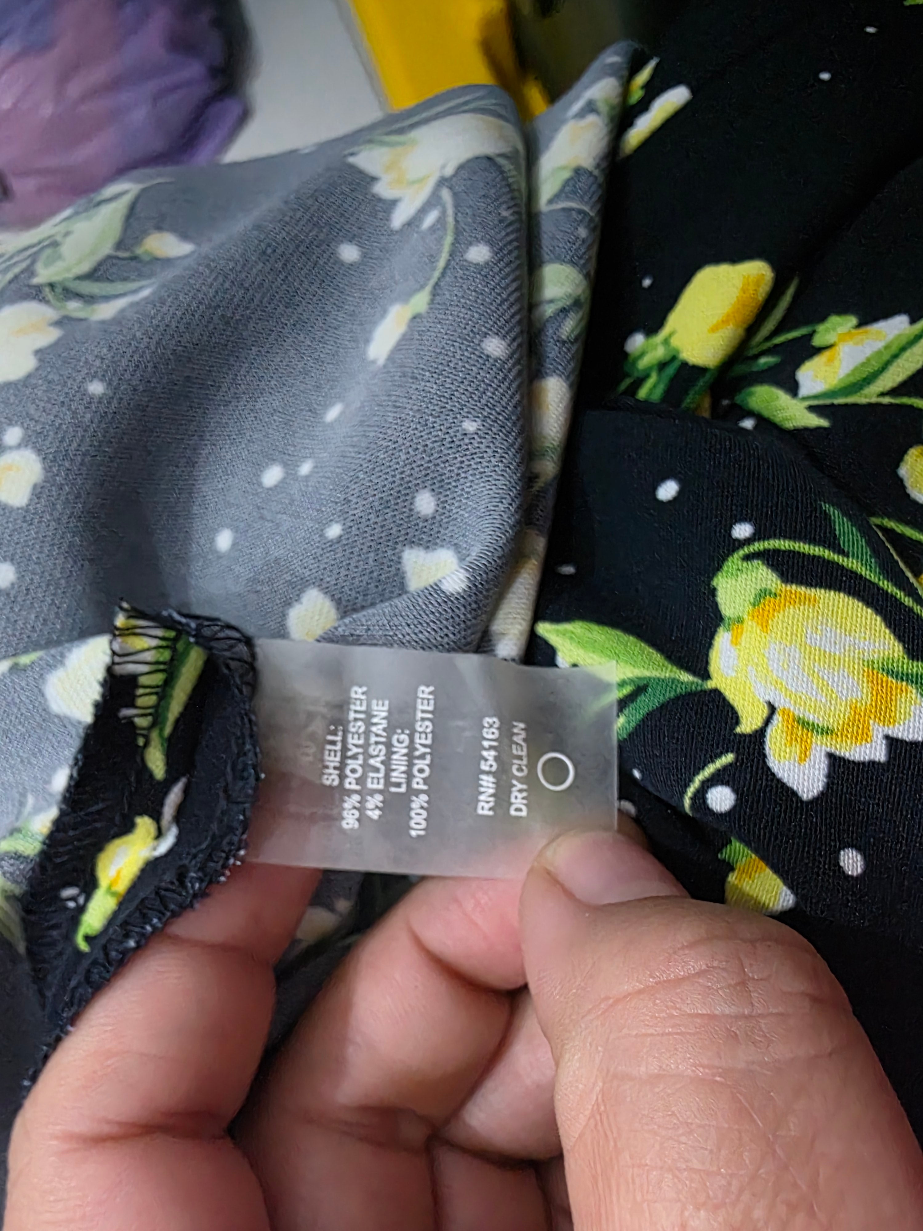 Vestido Tommy Hilfiger Mujer Ta 8 Manga Corta Azul Flores Am