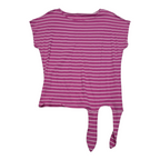 Playera Ralph Lauren De Mujer Talla Grande Manga Corta Rosa