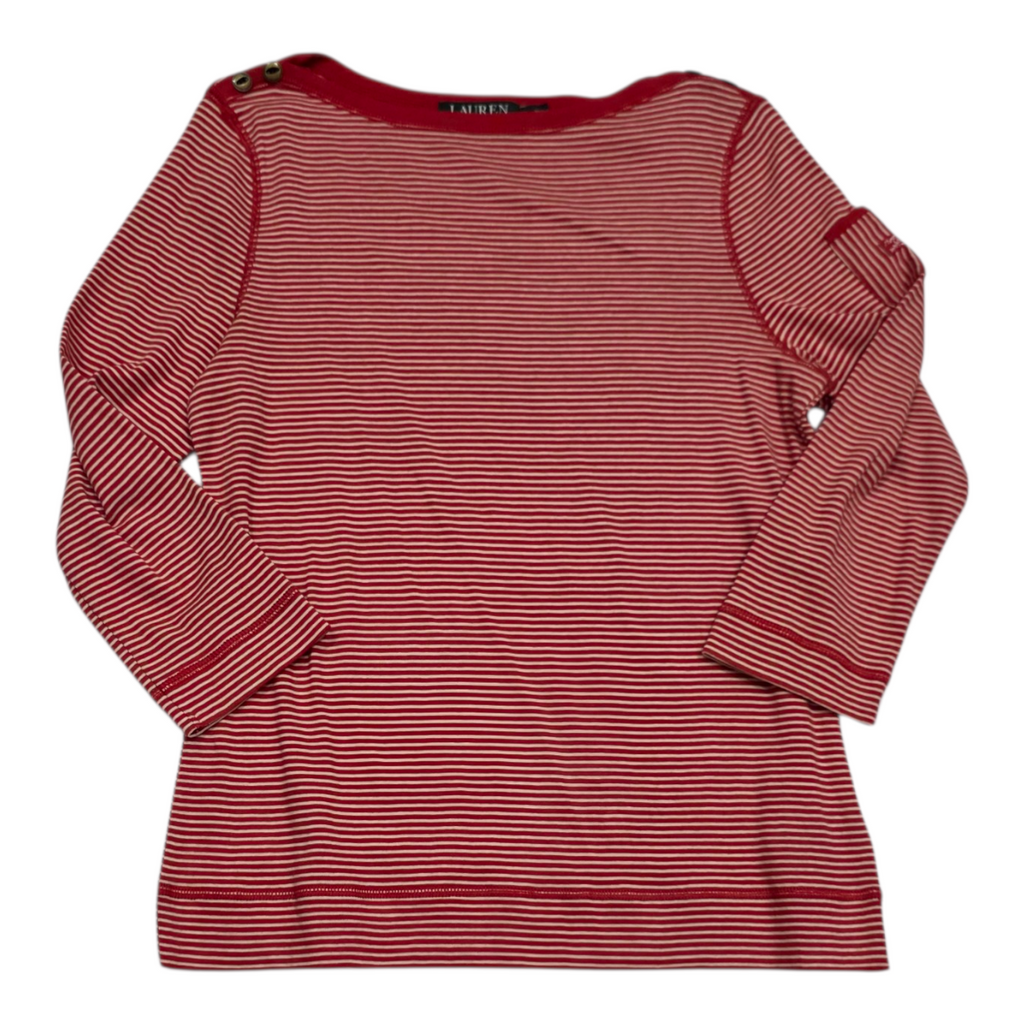 Playera Ralph Lauren D Mujer Talla Grande Color Rojo Rayado
