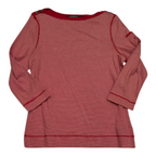 Playera Ralph Lauren D Mujer Talla Grande Color Rojo Rayado