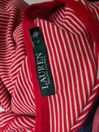 Playera Ralph Lauren D Mujer Talla Grande Color Rojo Rayado