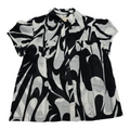 Camisa Michael Kors De Mujer Talla 14 De Mujer Blanco/negro