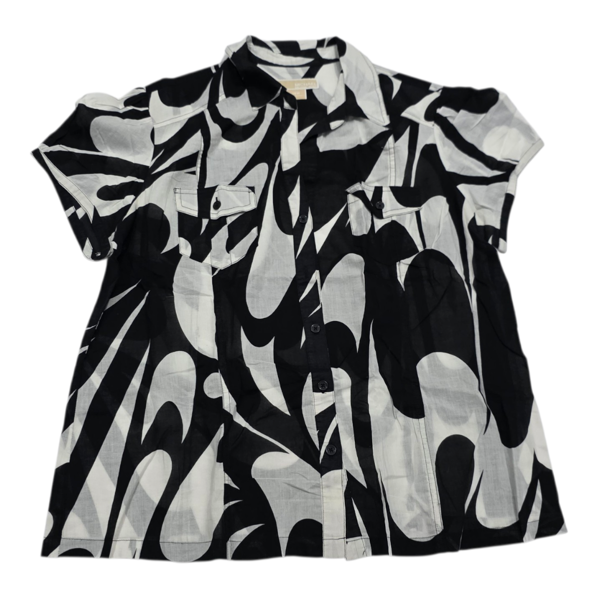 Camisa Michael Kors De Mujer Talla 14 De Mujer Blanco/negro