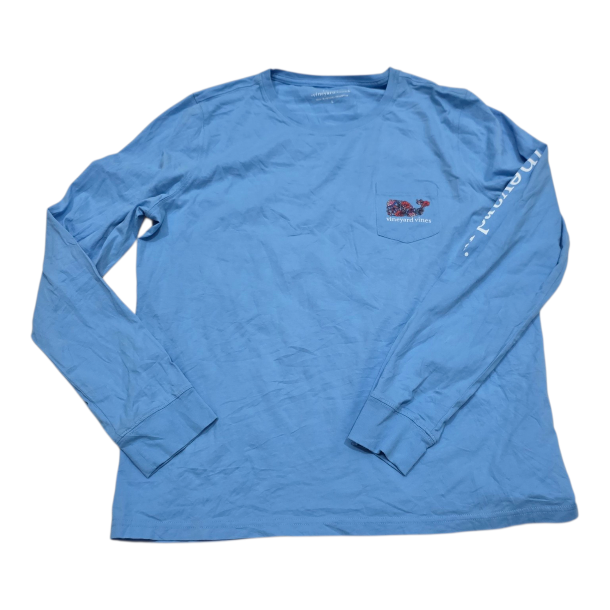Playera Vineyard Vines De Mujer Talla Grande Azul Celeste