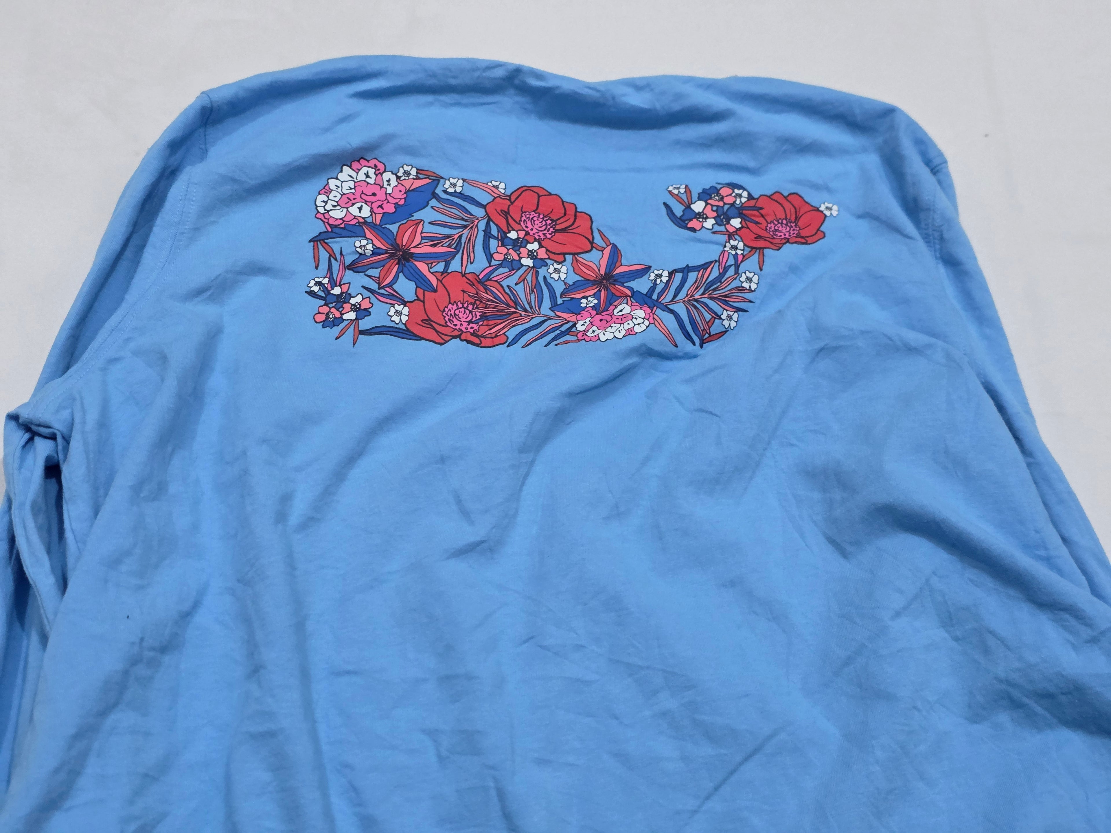 Playera Vineyard Vines De Mujer Talla Grande Azul Celeste