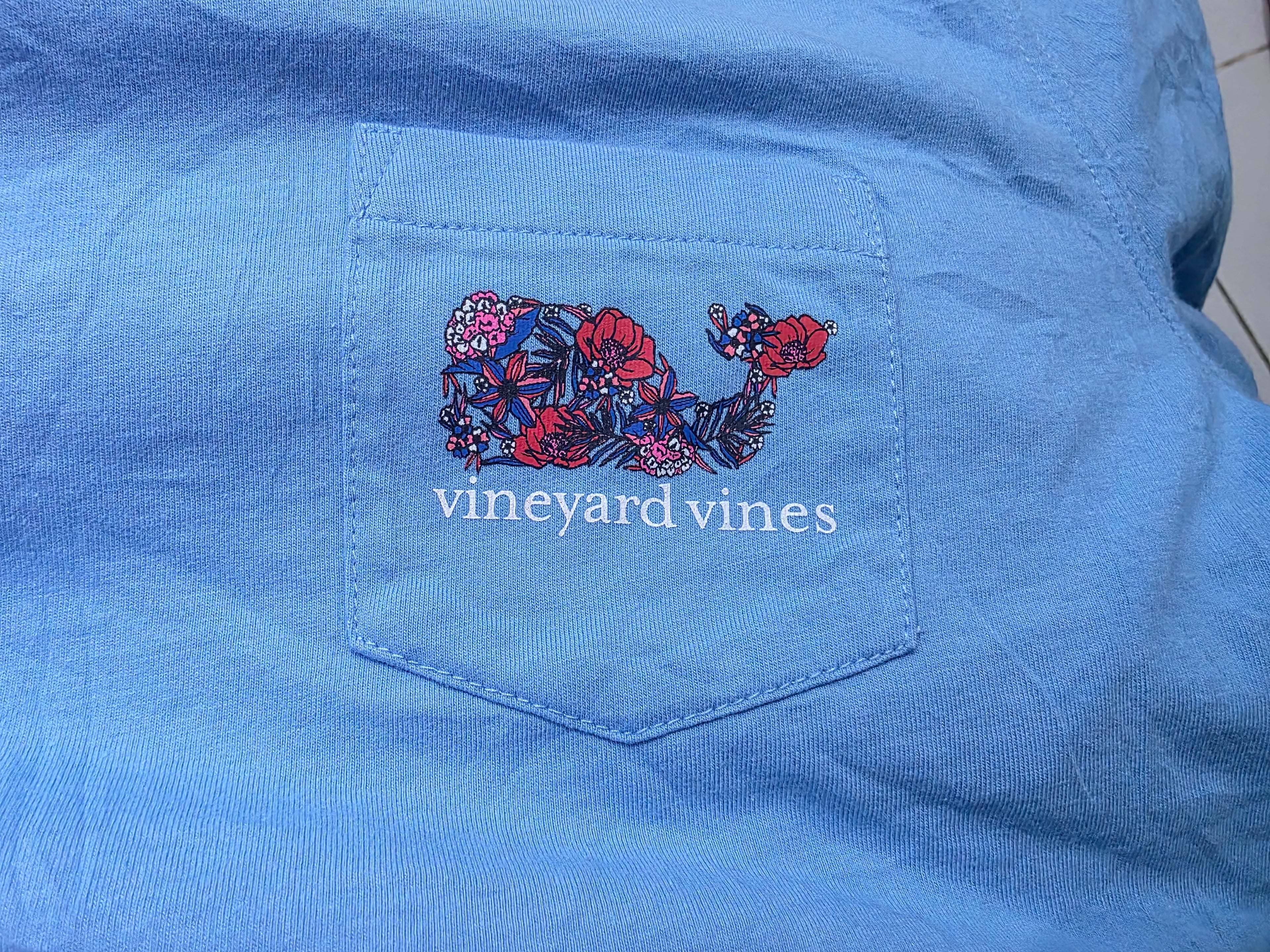Playera Vineyard Vines De Mujer Talla Grande Azul Celeste