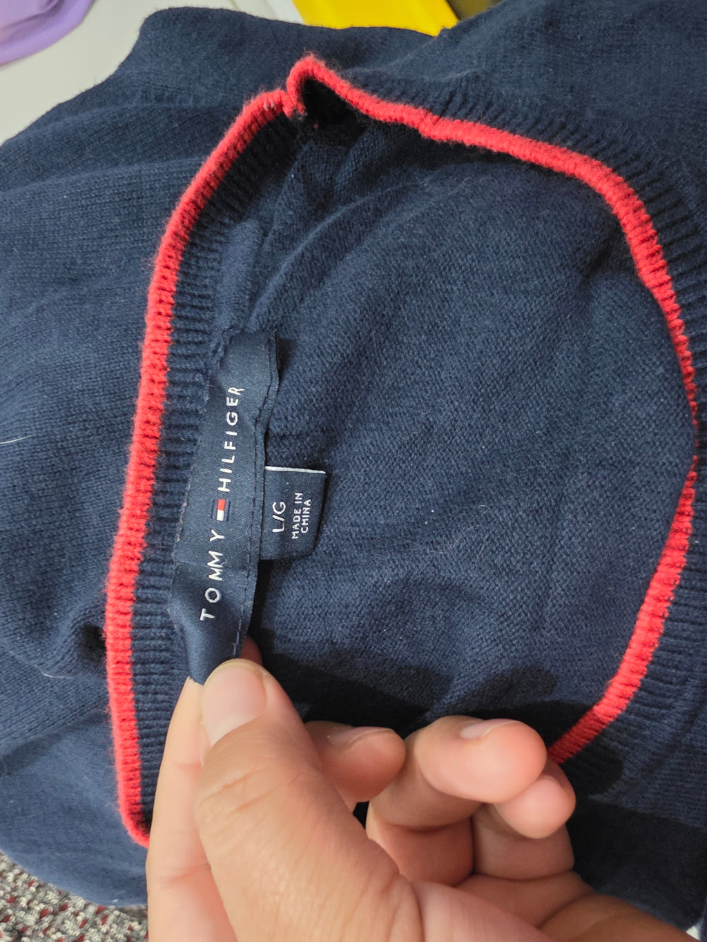 Sueter Tommy Hilfiger D Mujer Talla Grande Azul Con Brillos