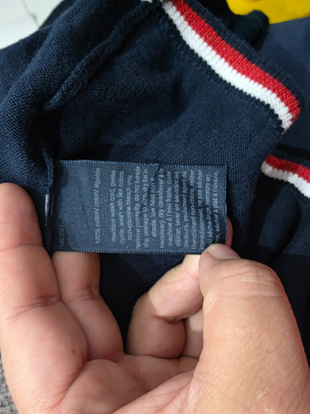 Sueter Tommy Hilfiger D Mujer Talla Grande Azul Con Brillos