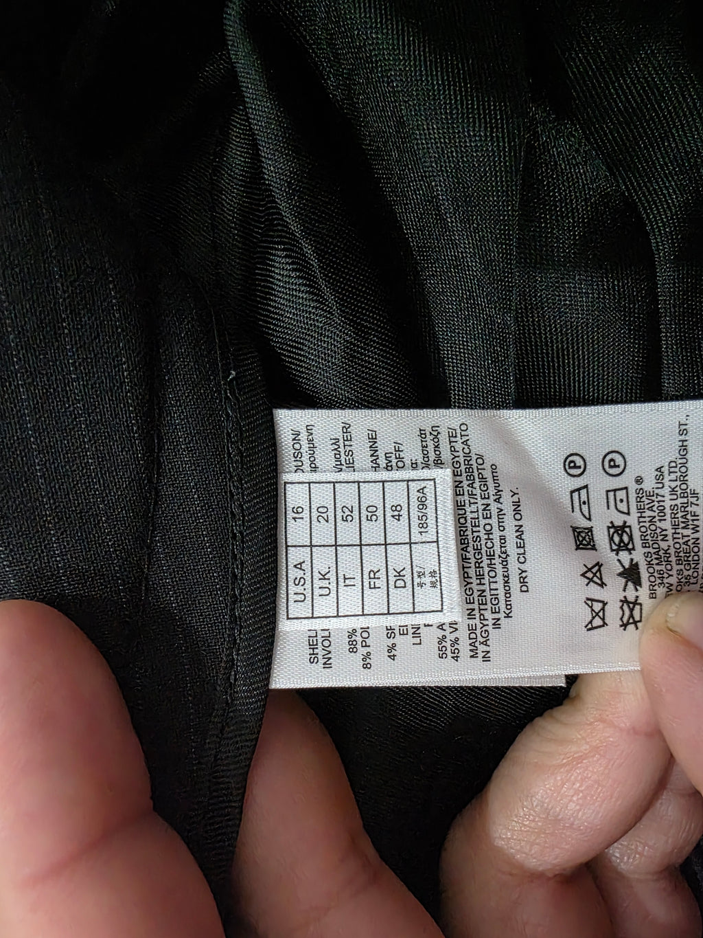 Pantalon De Vestir Brooks Brothers Talla 16 Colornegromujer