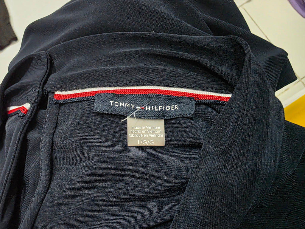 Blusa Tommy Hilfiger De Mujer Talla Grande Azul Marino