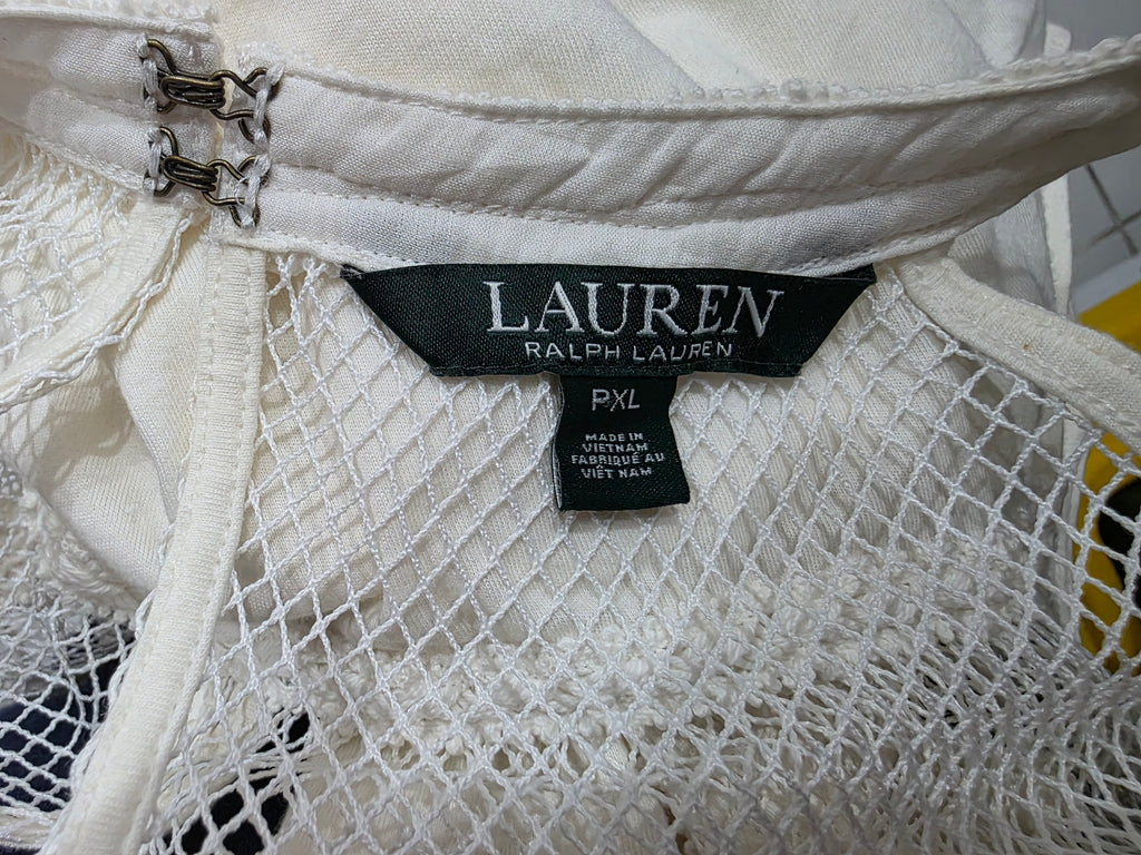 Blusa Ralph Lauren De Mujer Talla Grande Color Beige