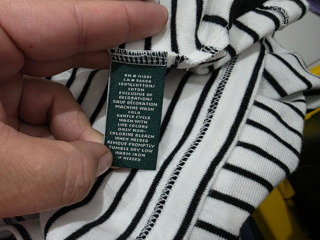 Playera Ralph Laurenmujer Extragrande Blancanegras