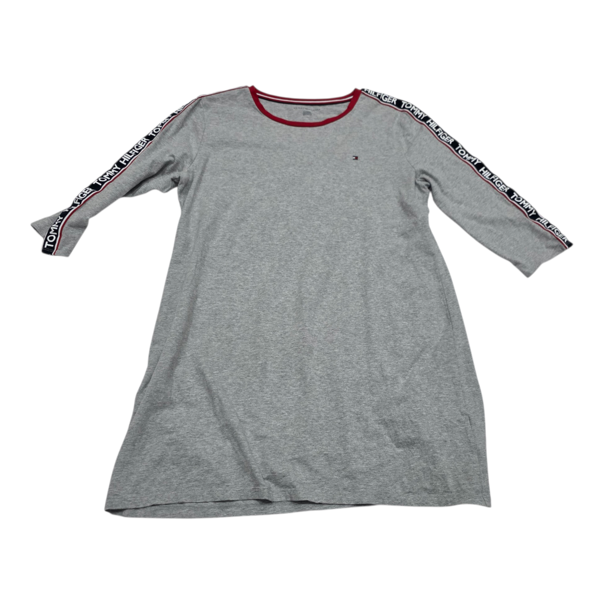 Vestido Tommy Hilfiger Mujer Extragrande Color Grisanga 3/4