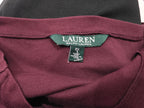 Playera Ralph Lauren D Mujer Talla 2x Negro/vino Manga Corta