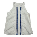 Blusa Vineyard Vines Mujer Color Blanco Sin Mangas Talla 0