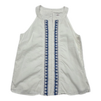 Blusa Vineyard Vines Mujer Color Blanco Sin Mangas Talla 0