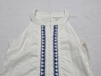 Blusa Vineyard Vines Mujer Color Blanco Sin Mangas Talla 0