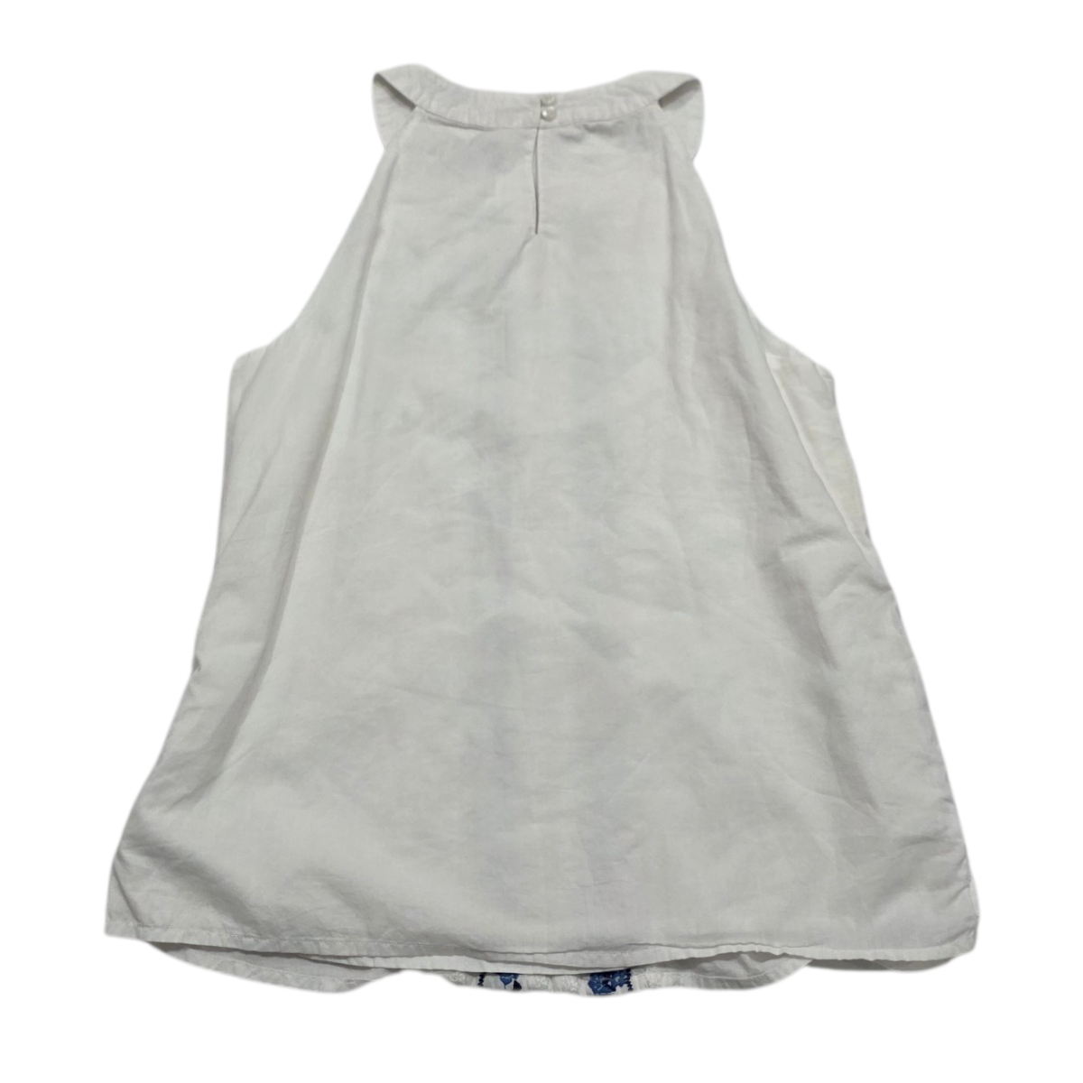 Blusa Vineyard Vines Mujer Color Blanco Sin Mangas Talla 0