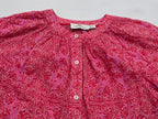 Camisa Abombada Rosa Con Flores Vineyard Vines Talla Xxs