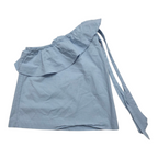 Blusa Vineyard Vines Azul Cielo Hombro Con Olan Moño Talla 0