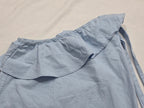 Blusa Vineyard Vines Azul Cielo Hombro Con Olan Moño Talla 0