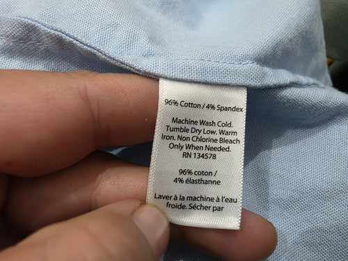 Blusa Vineyard Vines Azul Cielo Hombro Con Olan Moño Talla 0
