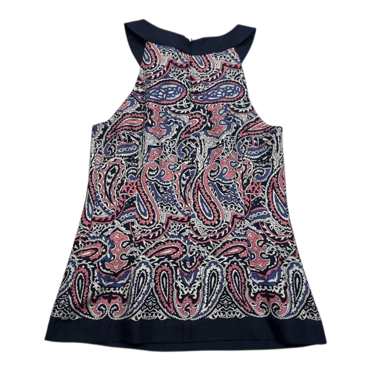Blusa De Seda Vineyard Vines De Mujer Talla 0 Azul/rosa