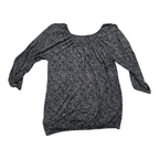 Blusa Michael Kors De Mujer Gris Jaspeada Extra Chica