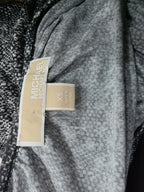 Blusa Michael Kors De Mujer Gris Jaspeada Extra Chica