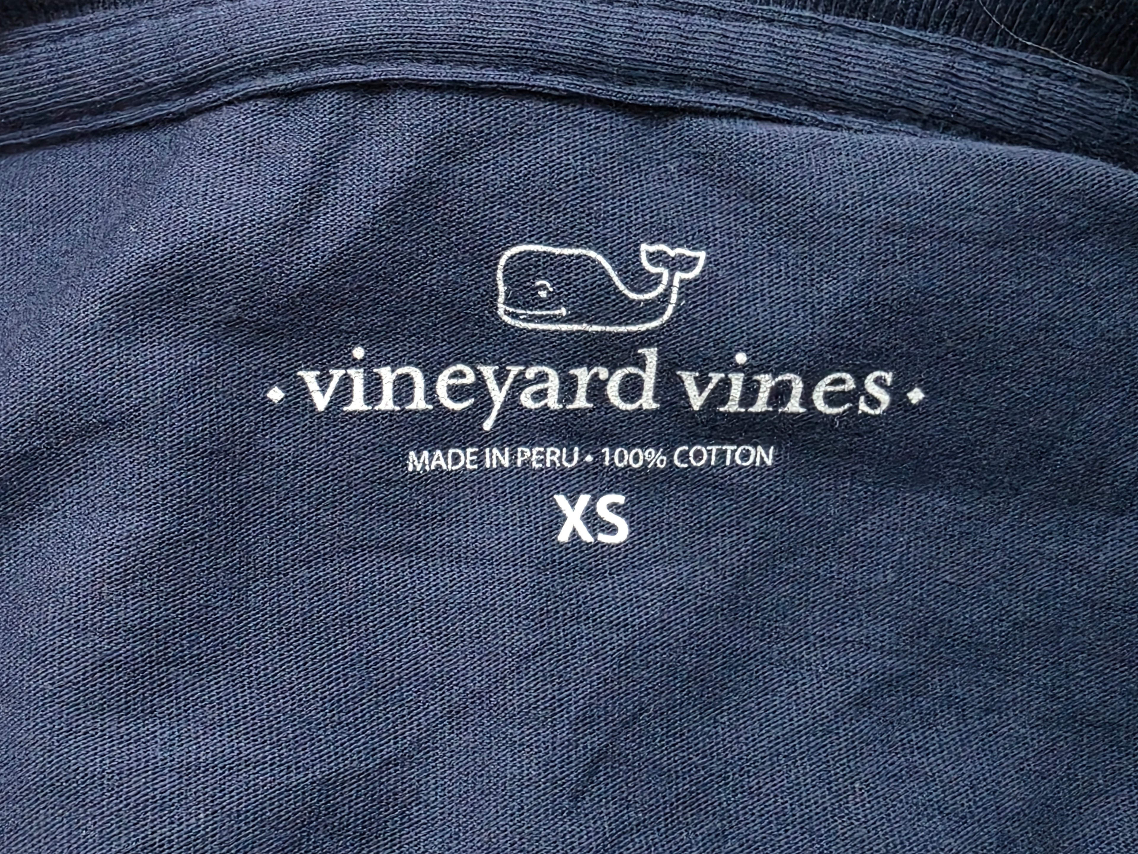 Playera Vineyard Vines Azul Marino Extra Chica De Mujer